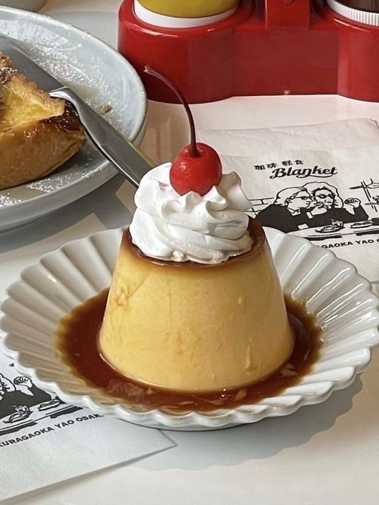 Retro Caramel Pudding