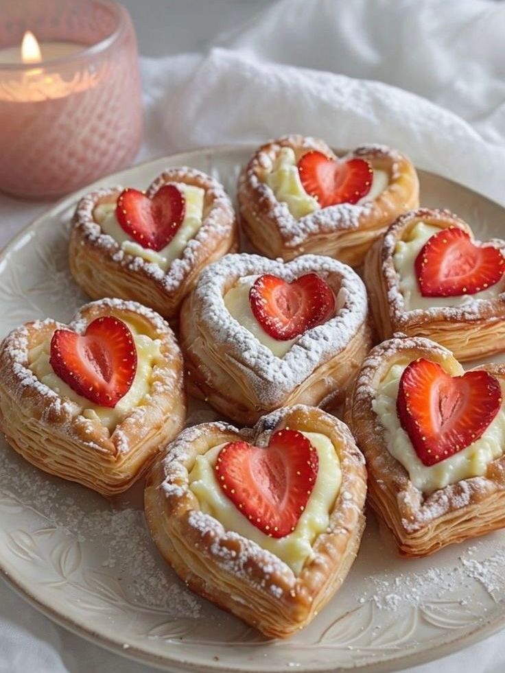Sweet Heart Puff Pastry