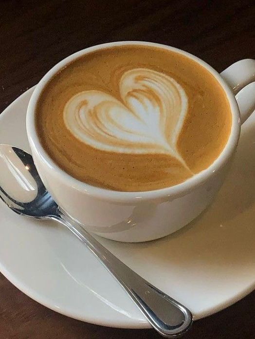 Classic Heart Latte Art